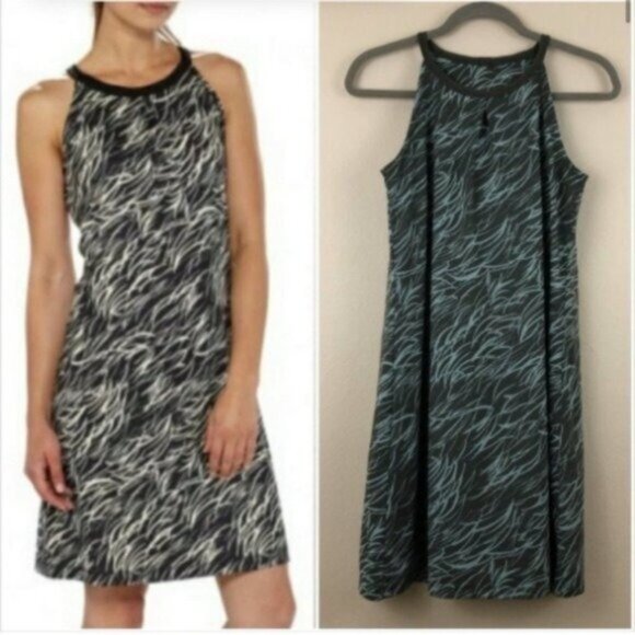 Patagonia Blue Halter Tall Pines Dress - Picture 2 of 5